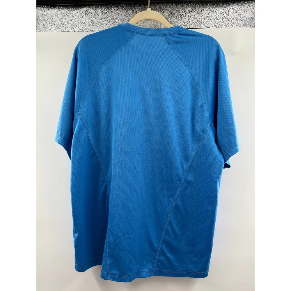 Champion Double Dry T-Shirt Athletic Activewear Gym Blue XL - Picture 7 of 8